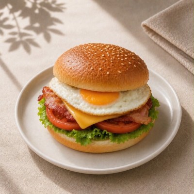 Burger Trứng Bacon
